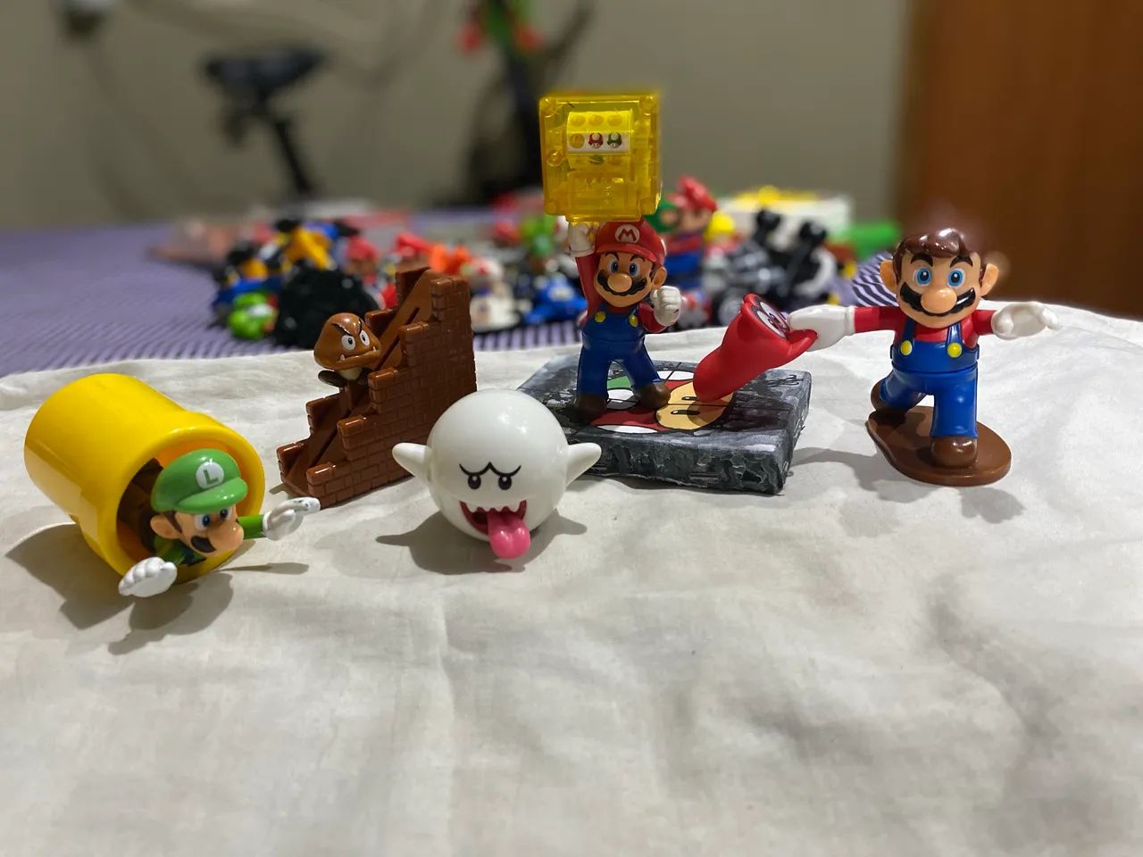 Miniaturas super mario Mc Donalds kit