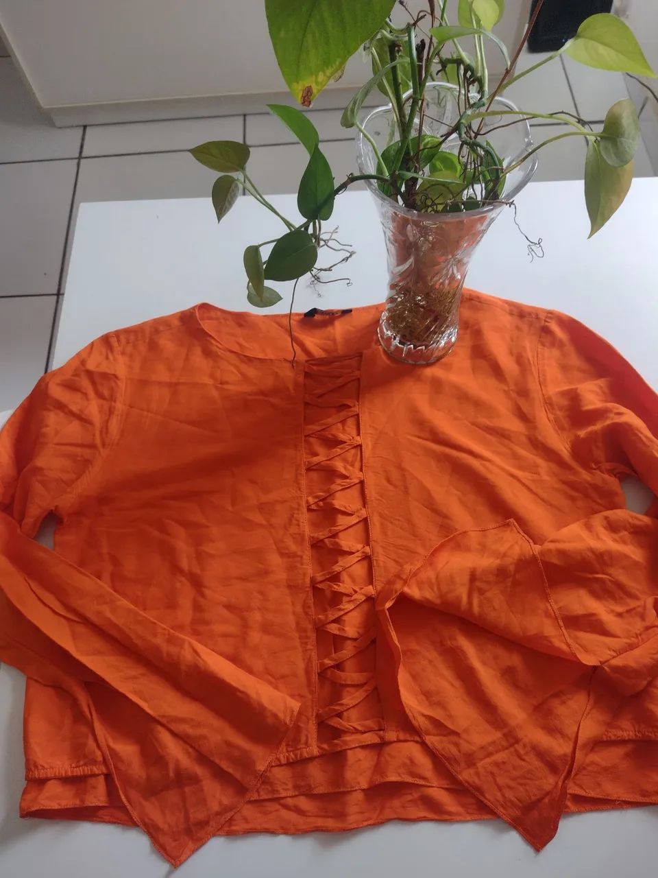 Blusa linda com calça jeans pegada esporte  - Foto 2