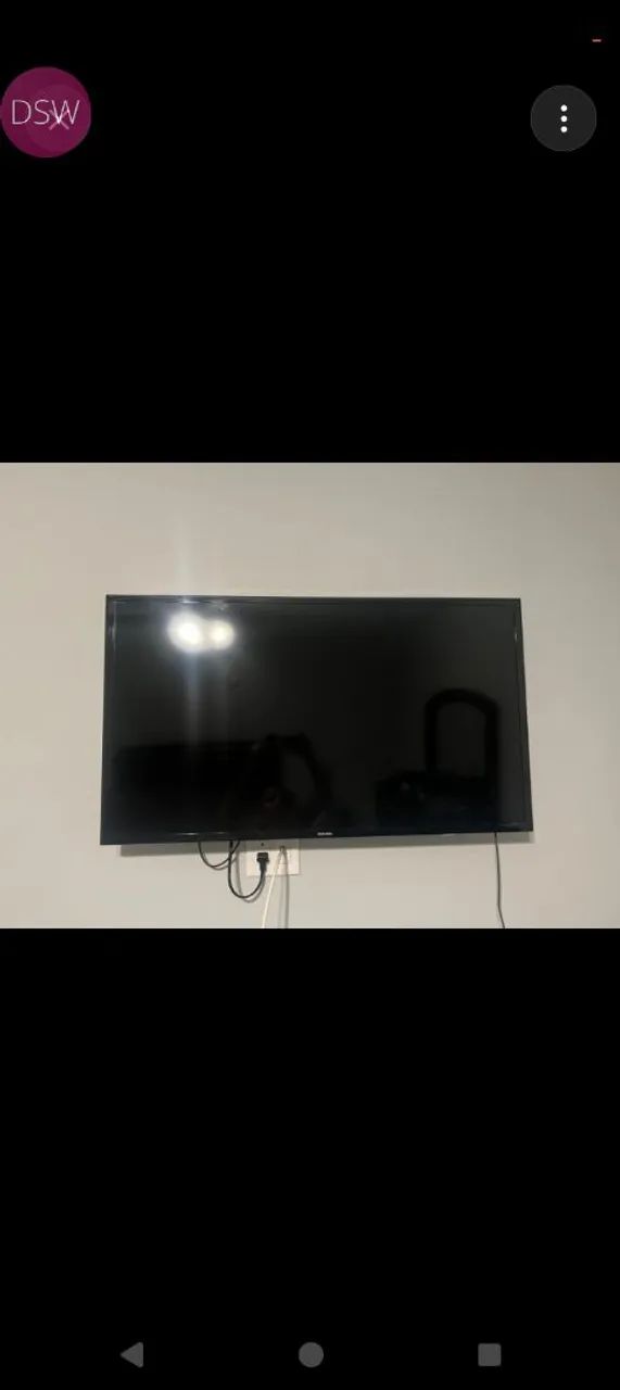 Tv 40" UHD Perfeito Estado + Controle  - Foto 2
