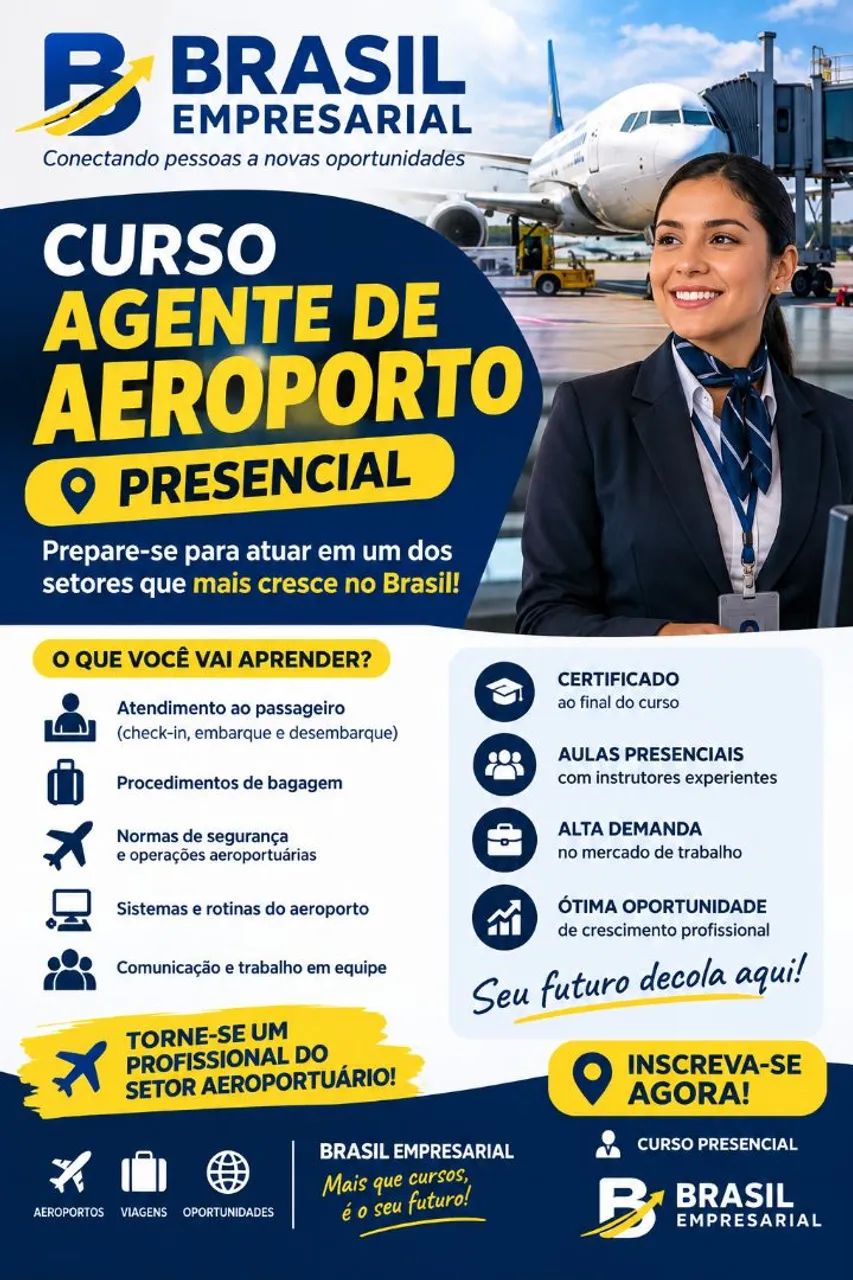 Curso agente de aeroporto 