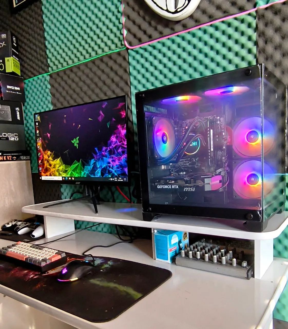 CPU Gamer Ryzen 7 '5700 RTX5060 - Foto 5