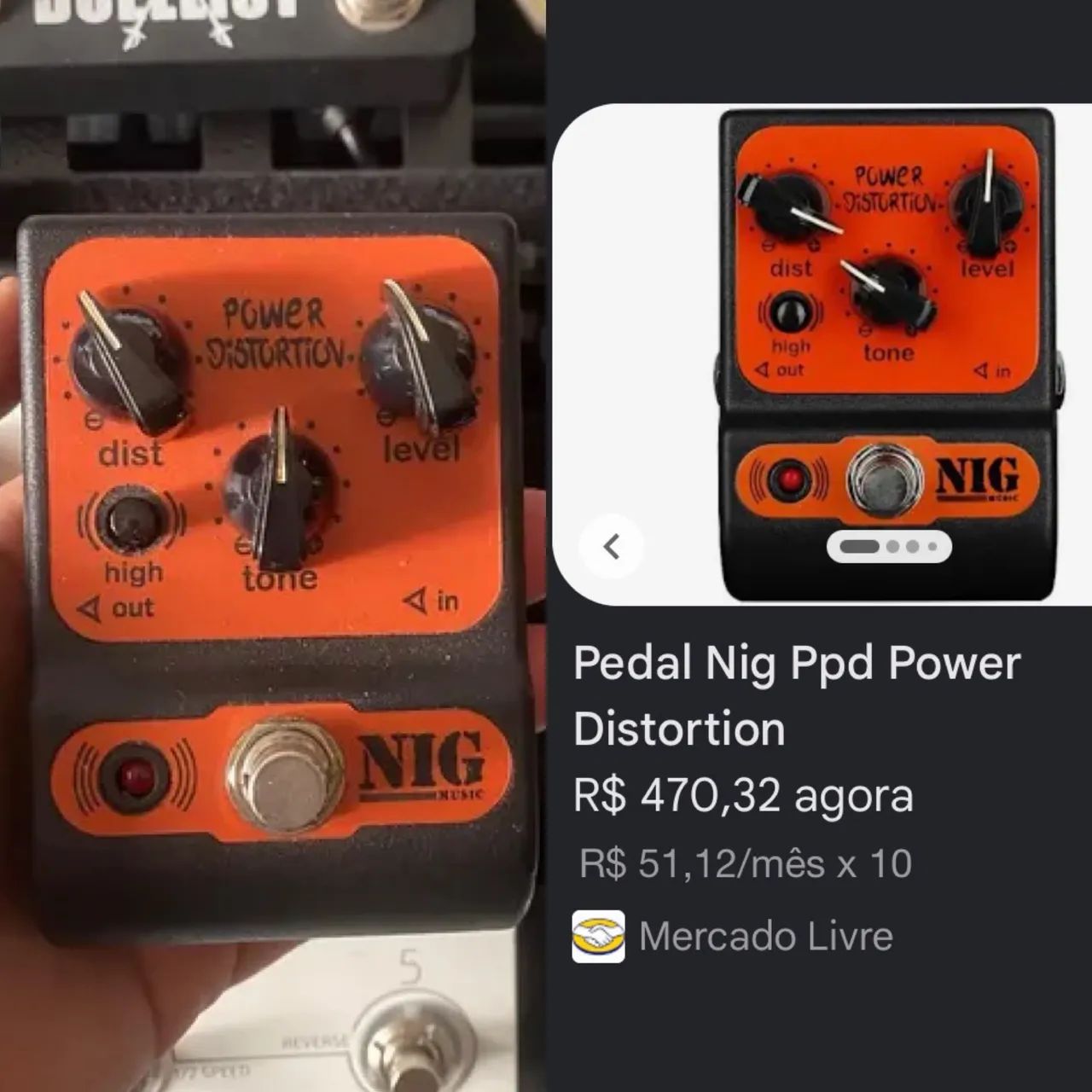 Pedal NIG power distortion 