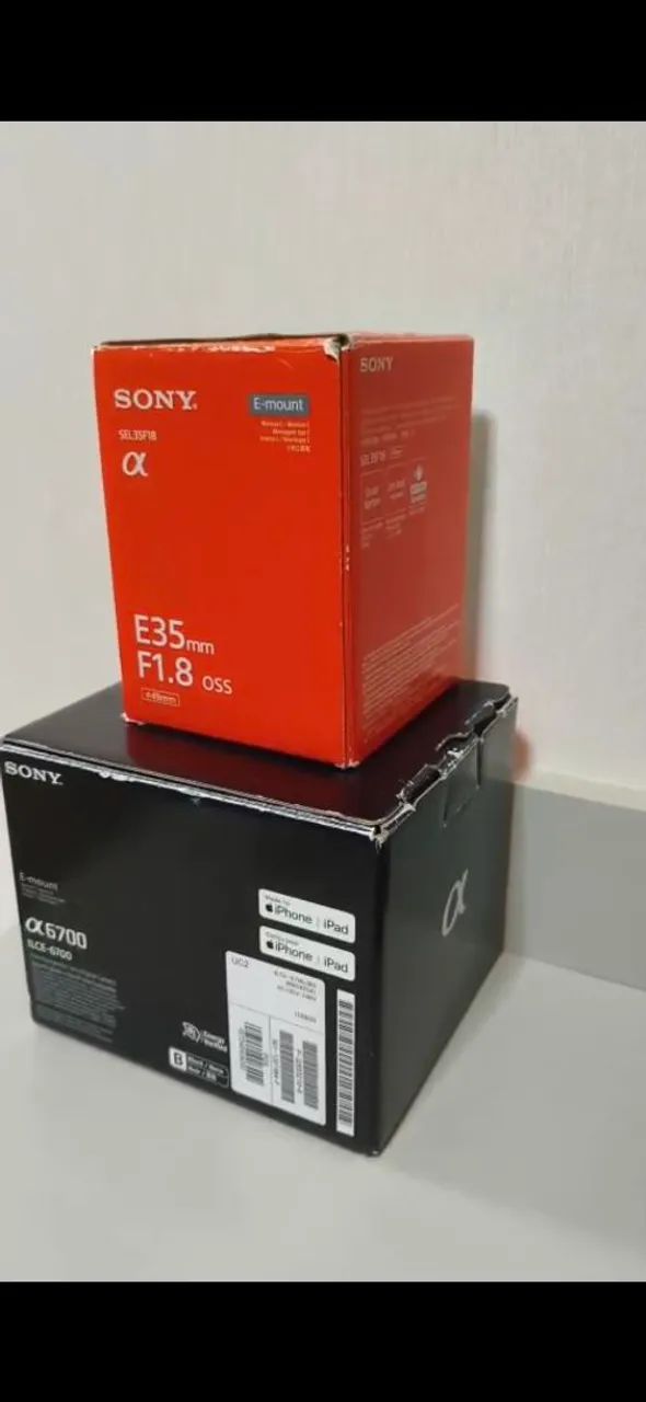 Lente sony 35mm F1.8 OSS - NOVA - Acessórios para Câmeras e Lente sony 35mm F1.8 OSS - NOVA - Acessórios para Câmeras e