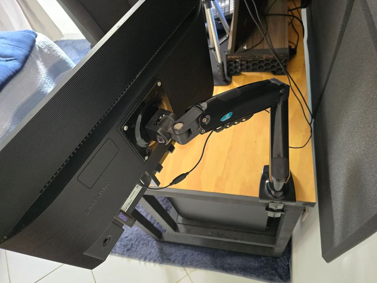 Monitor Samsung T350 + braço articulado  - Foto 3