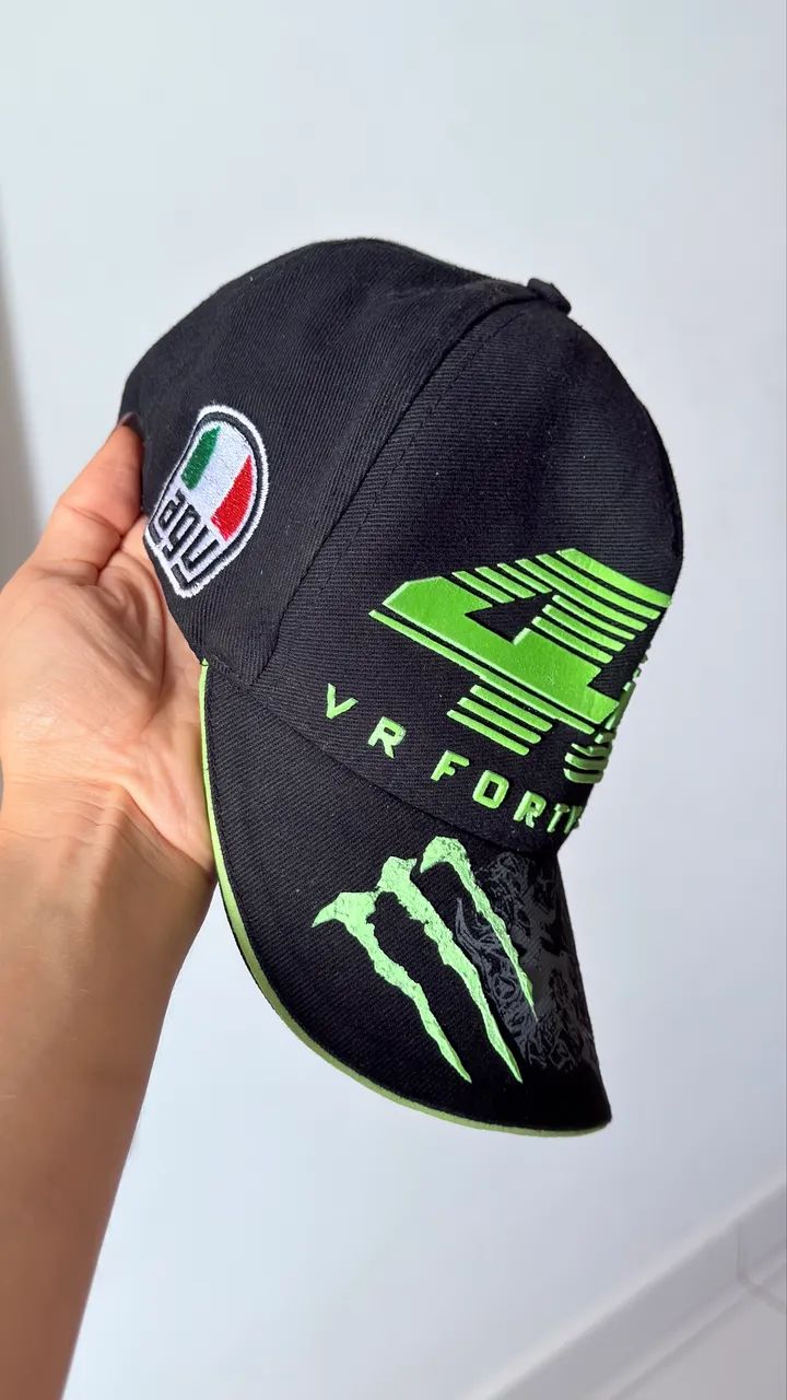 Boné VR46 Valentino Rossi Monster Energy AGV Original - Foto 3