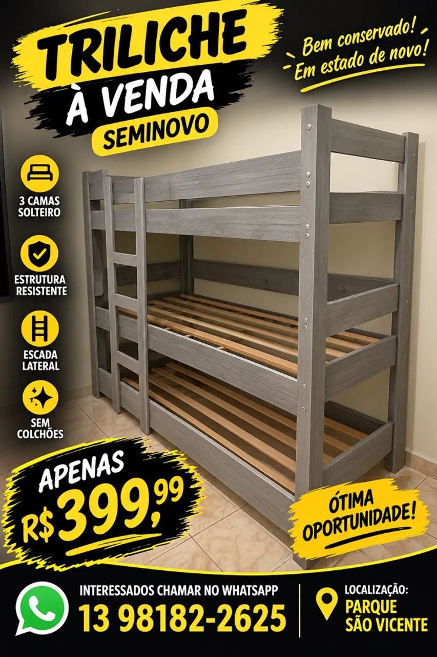 Cama Triliche 