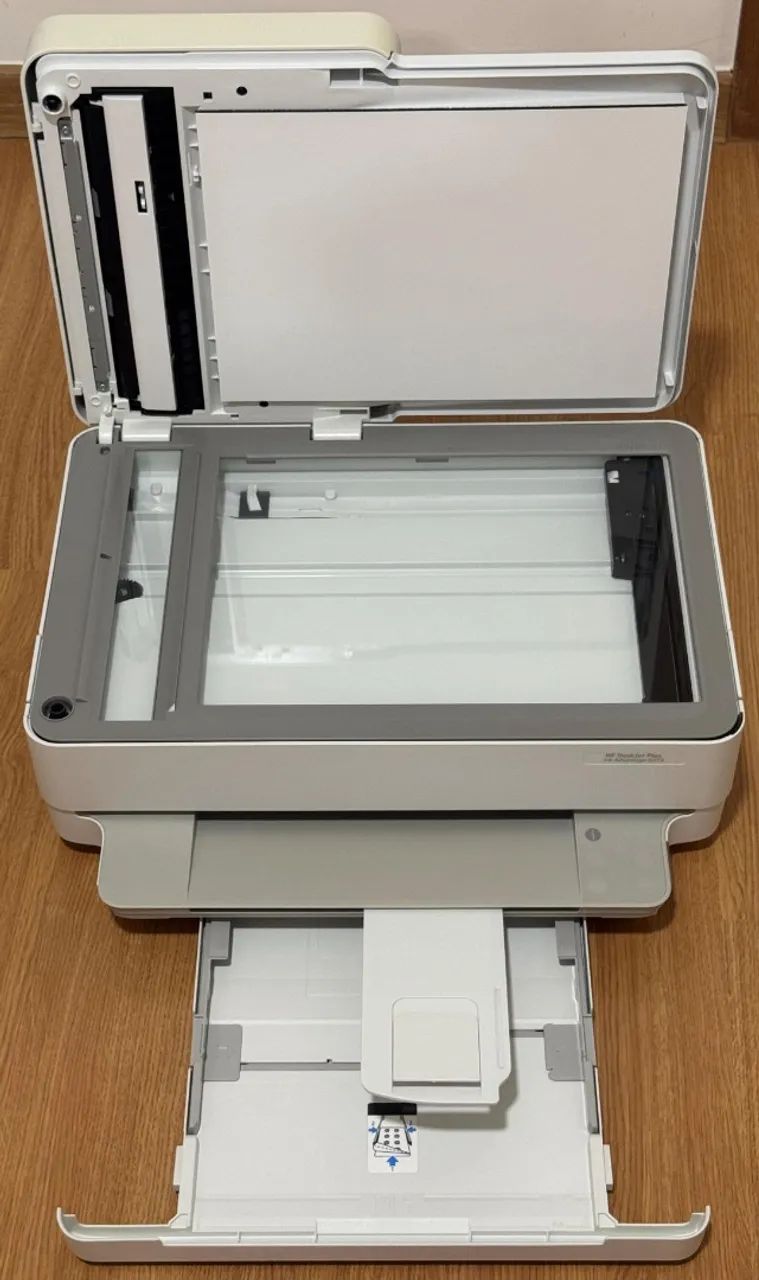 Impressora Multifuncional HP DeskJet Plus Ink Advantage 6476 - Branca + Cartucho Extra - Foto 2