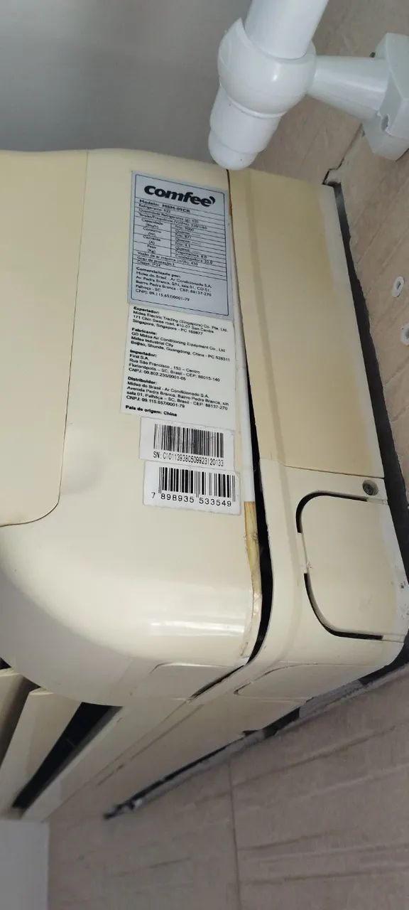 Ar-condicionado 9000btu Comfee + Condensadora  - Foto 5