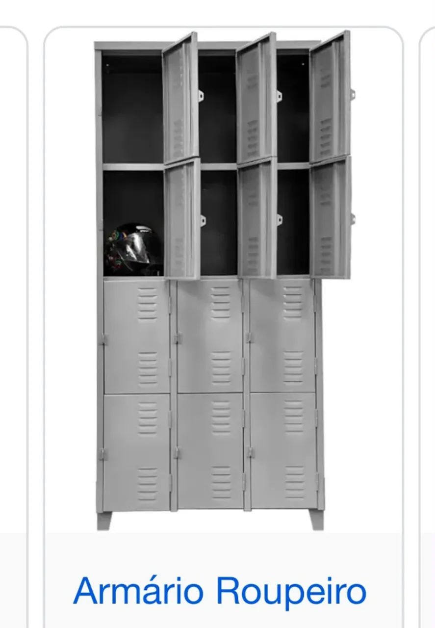 guarda volume de 12 portas