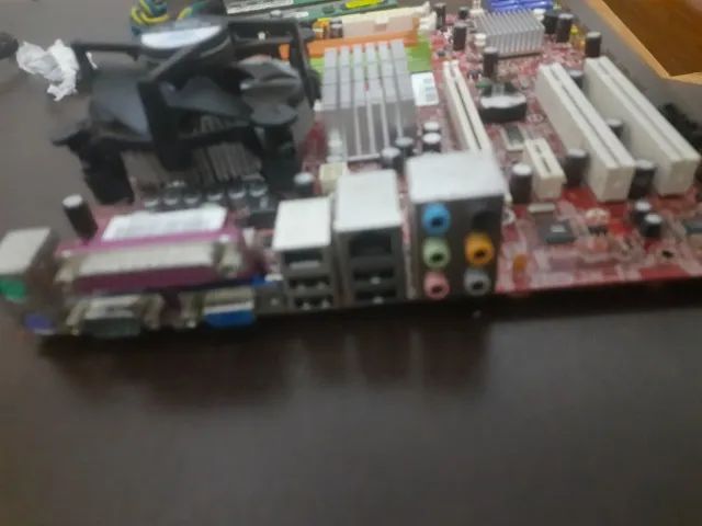 Kit placa mãe, processador e memórias. - Foto 5