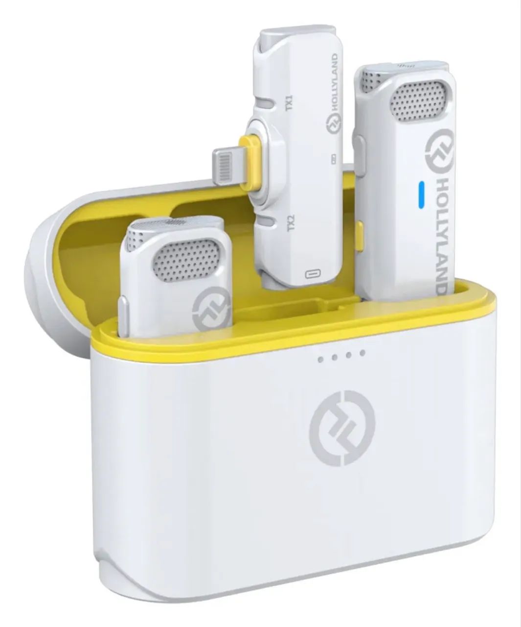 Microfone Sem Fio Hollyland Lark C1 Duo - 2 Pessoas + Case e Som Profissional - Foto 5