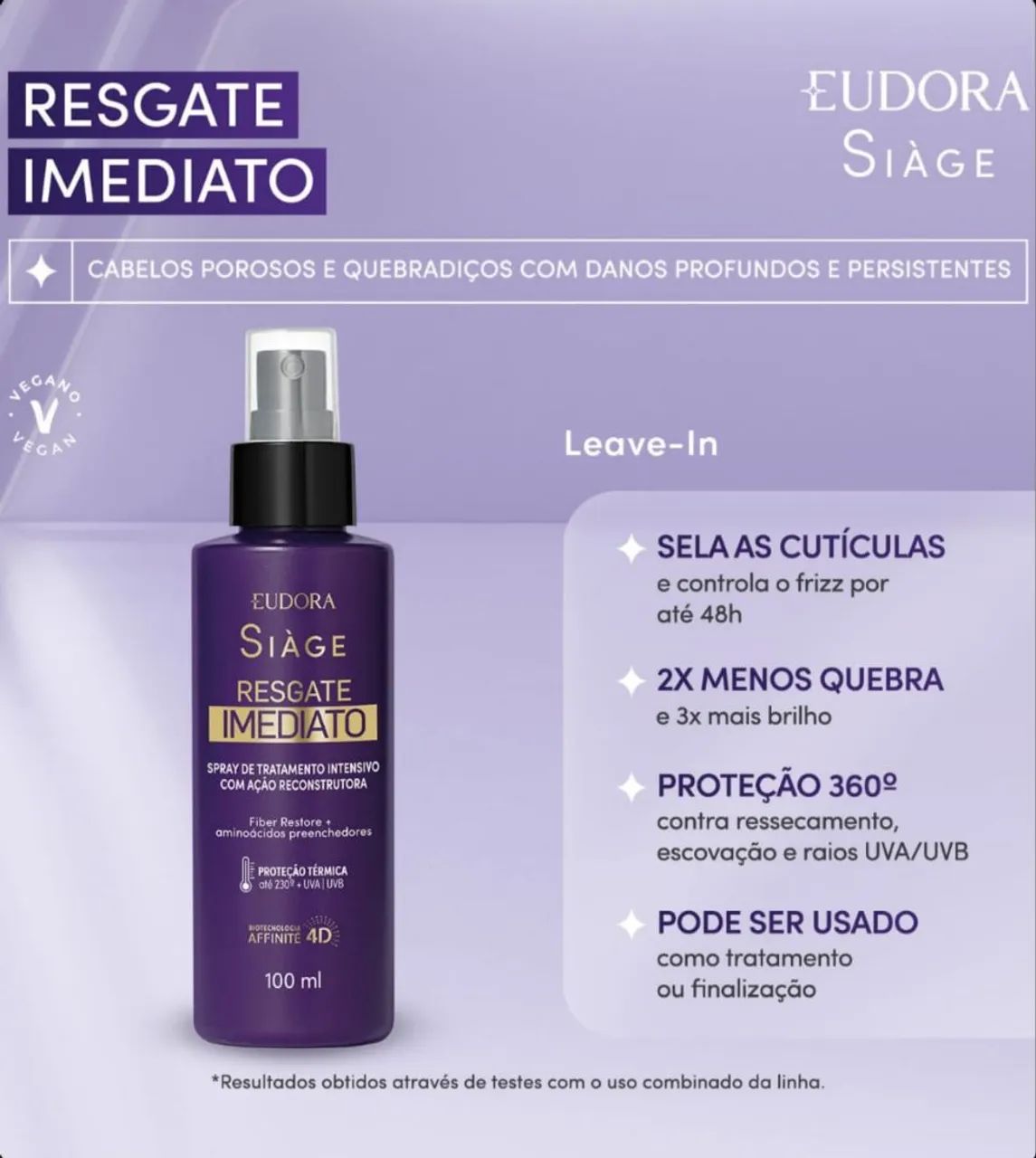 Leave In Resgate Imediato Siàge Eudora
