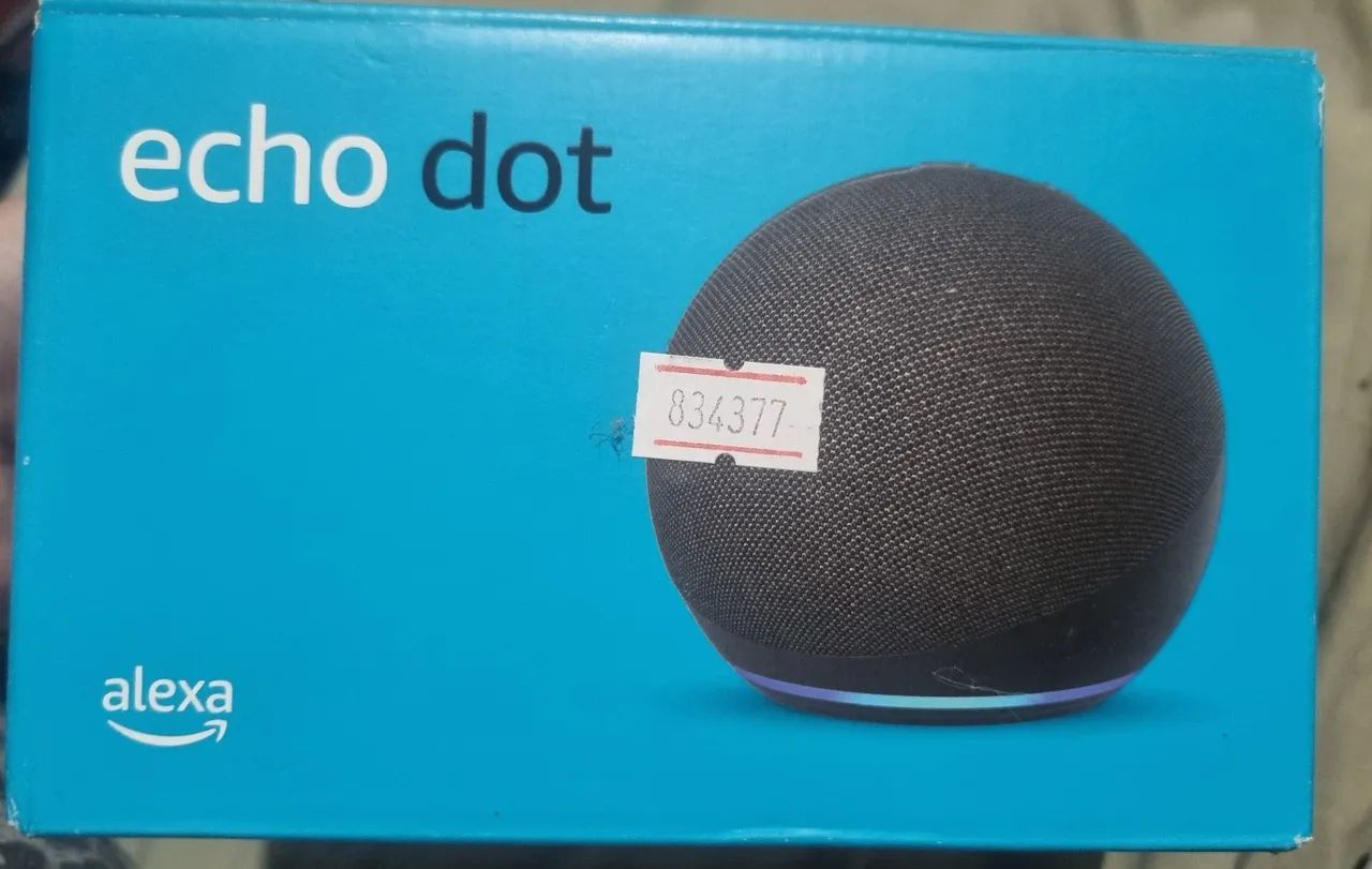 Alexa Amazon Echo Dot Assistente Virtual Portugues Cor Charcoal - Foto 2