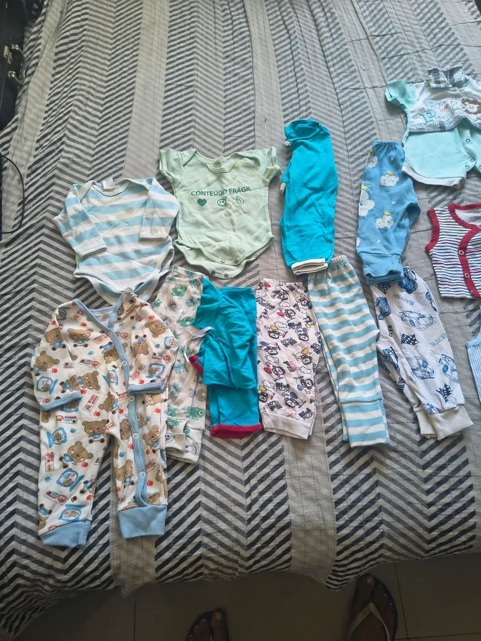 Lote de roupa de bebê até 3 mesee - Foto 2