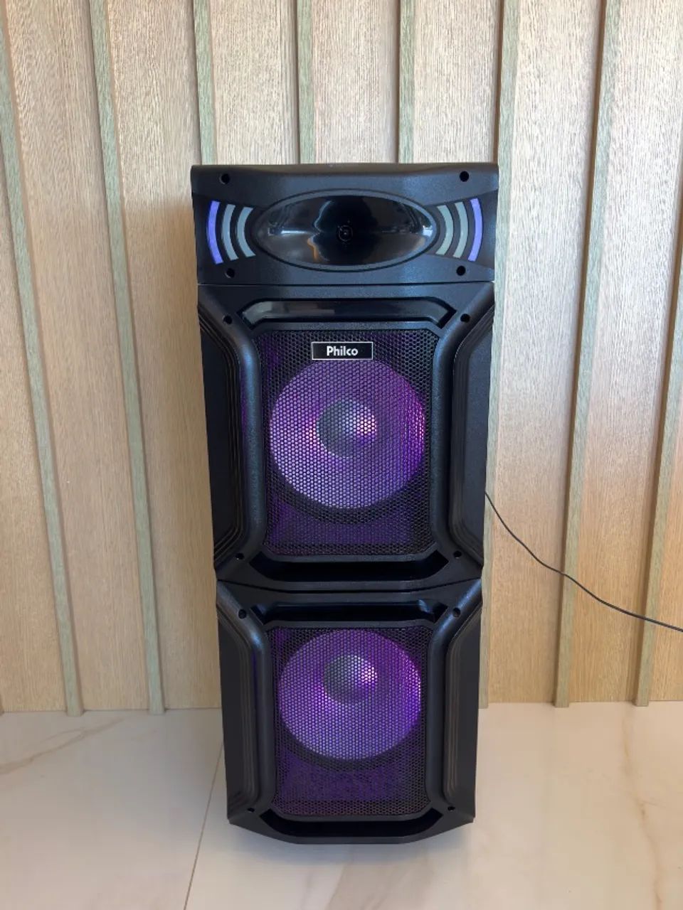 Caixa de Som Philco PCX15000 Bluetooth com LED Colorido