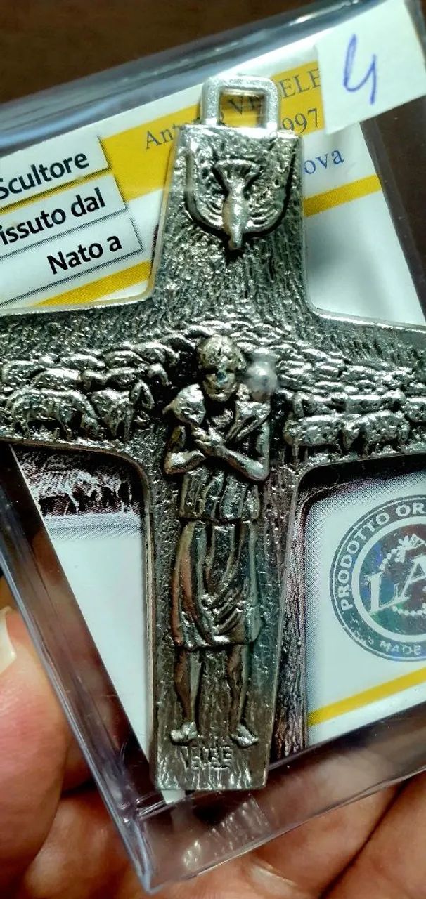 Crucifixo do Papa Francisco loja Vaticano - Foto 4
