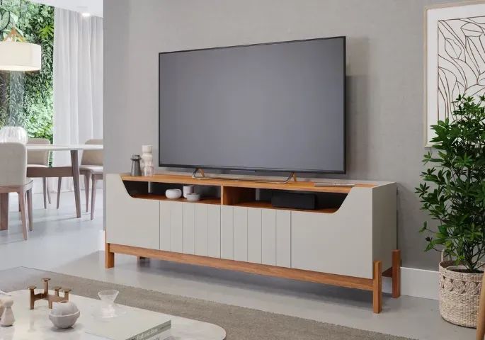 Rack Bancada para TV 70 Polegadas 100% MDF Moema 