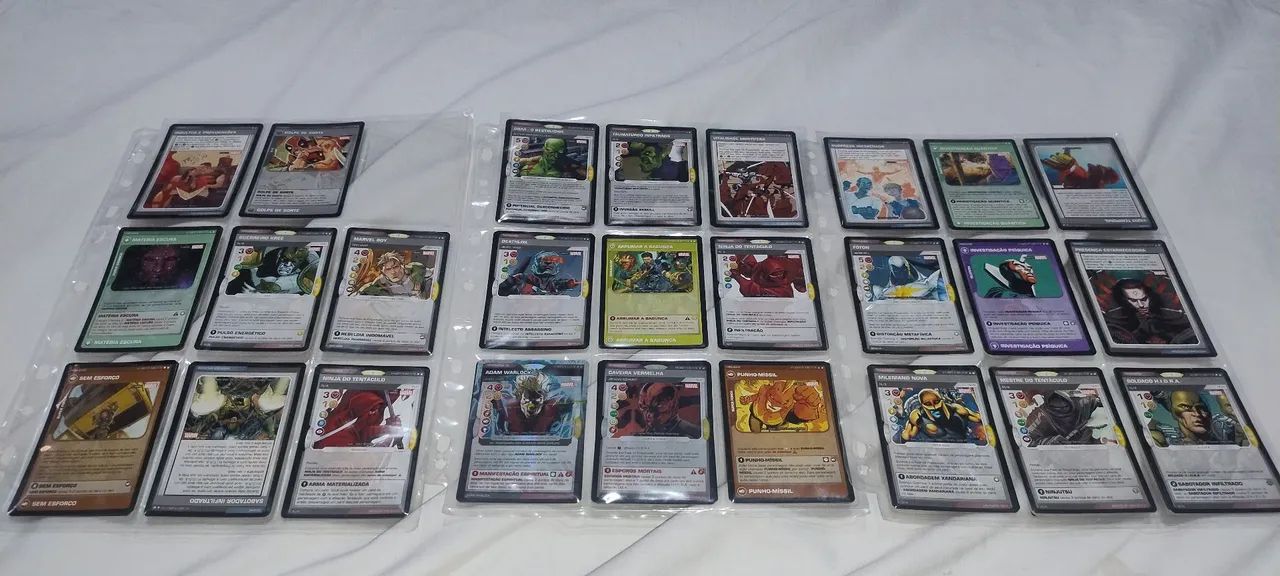 Coleção 33 no cartas RPG Battle Scenes Marvel 