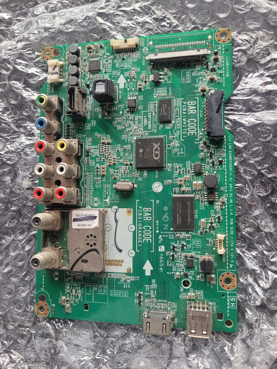 <br>Placa principal TV lg 42lb5600 eax65710301(1.5) funcionando perfeitamente. - Foto 5