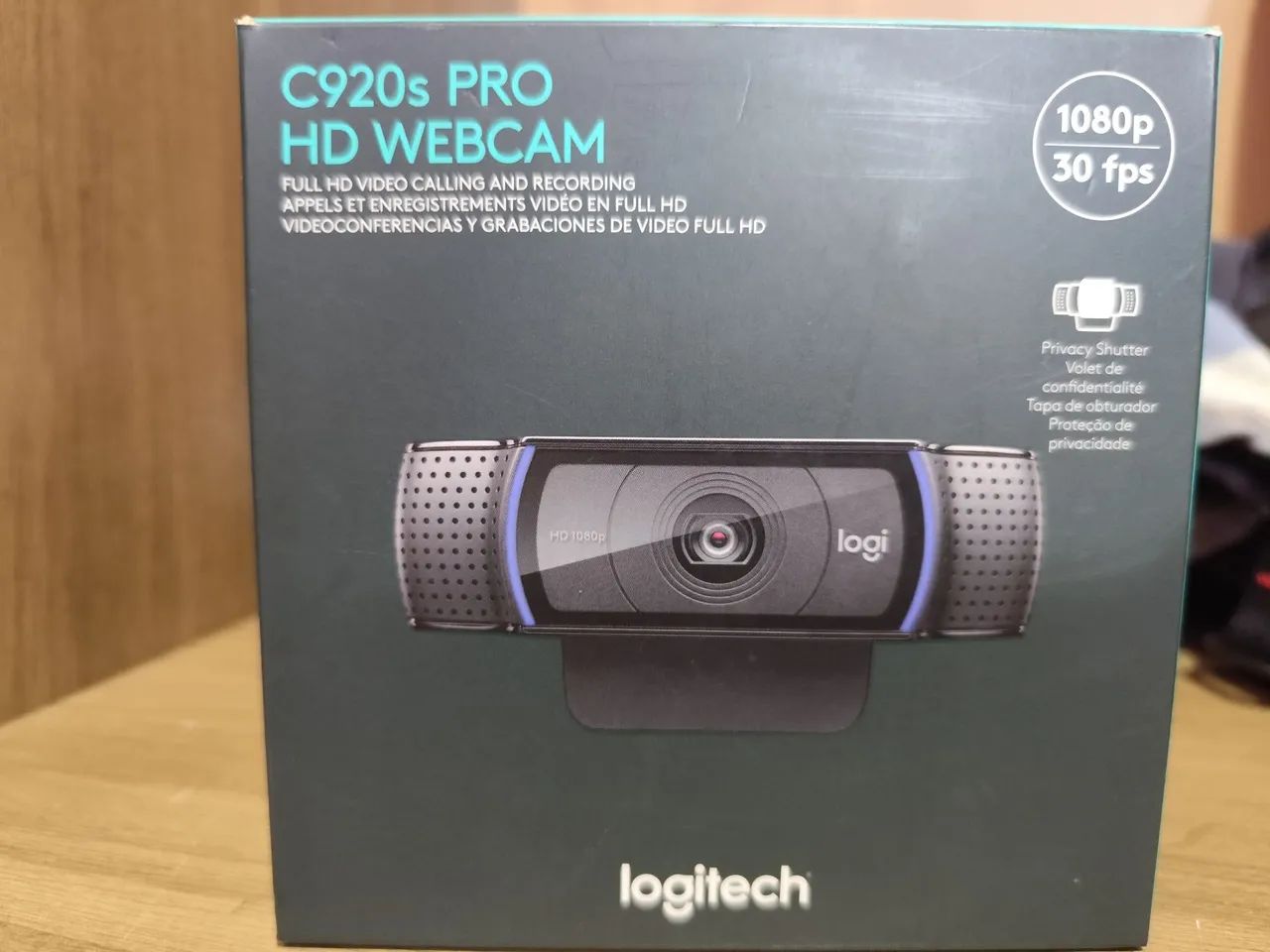 Webcam Logitech C920s Pro original com privacidade 