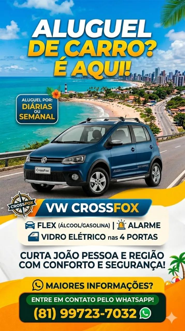 ALUGO CARRO CROSSFOX 2008