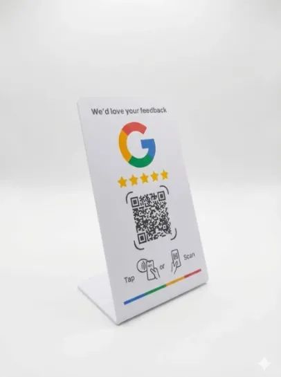 Cartão Avaliações Google NFC e QR Code | Mais Reviews, Mais Clientes - Foto 4