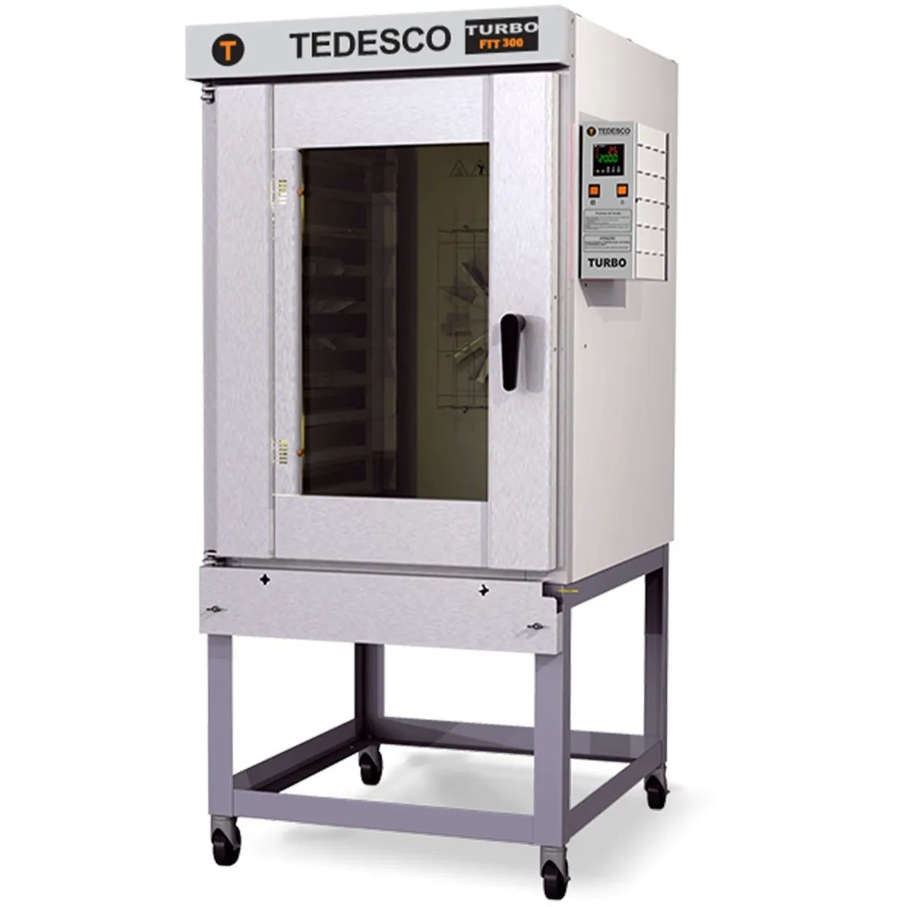 Forno turbo Tedesco elétrico e a gás  5, 8 e 10 esteiras 