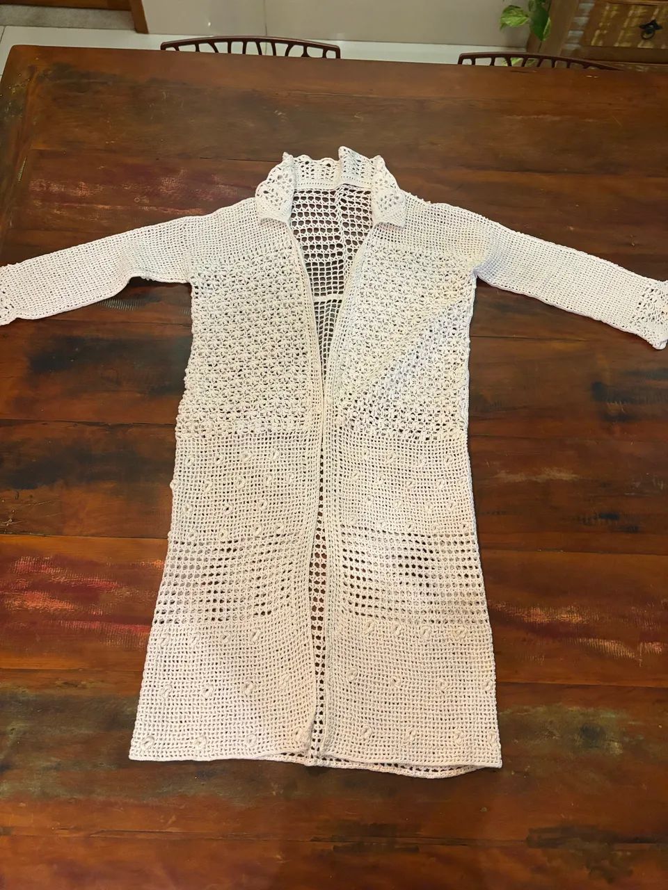 Vestido de crochê 