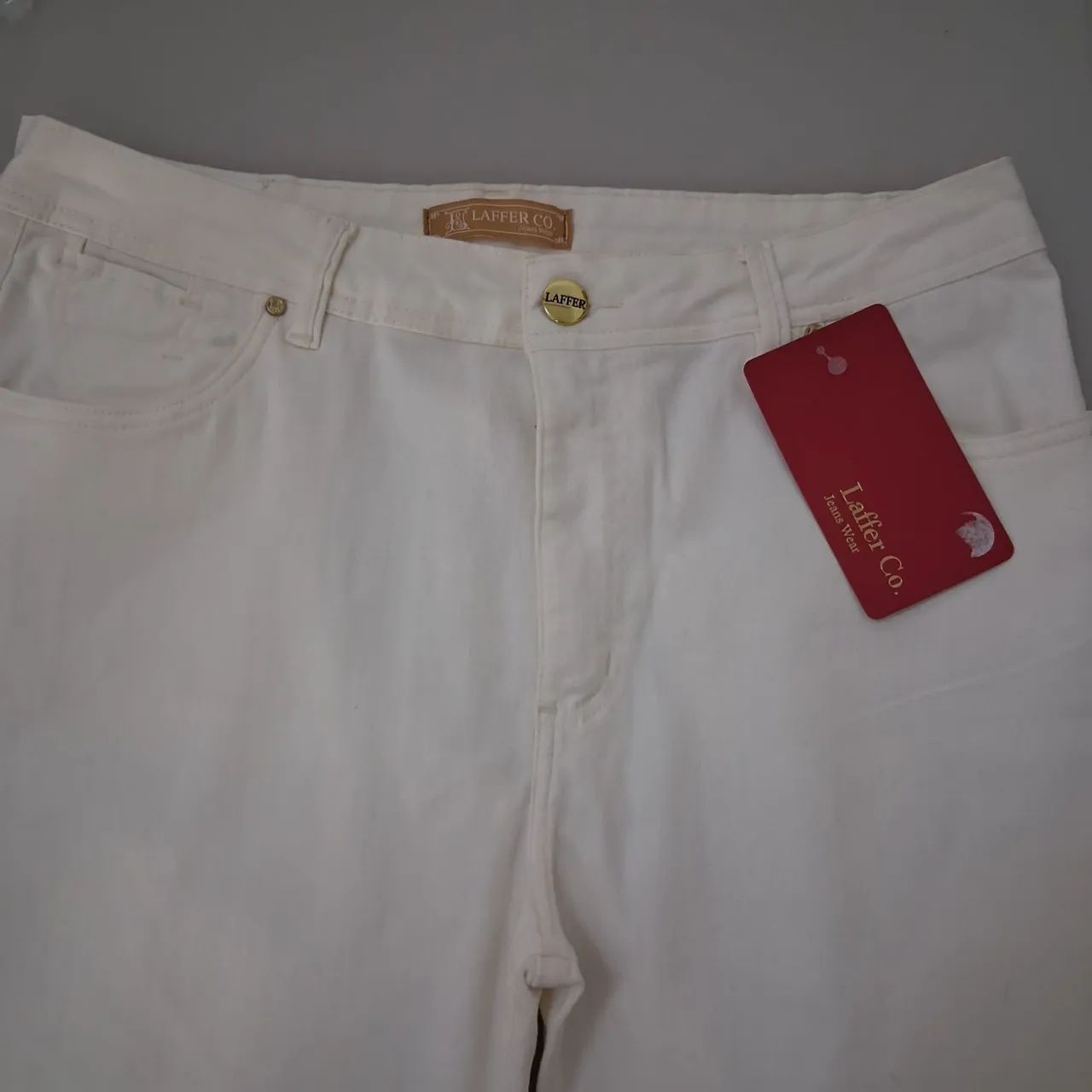 Calça Feminina Creme Tamanho 48 Laffer CO. - Foto 4