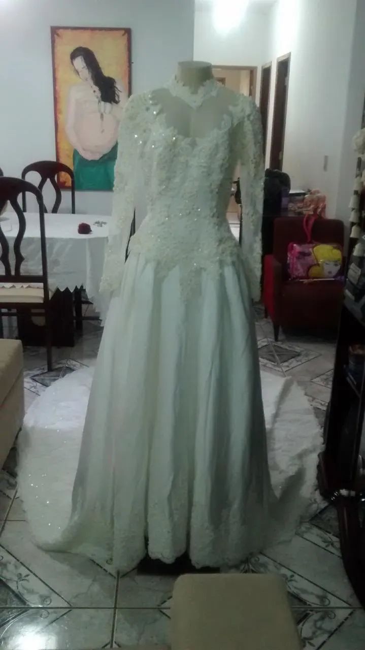 Vestido de Noiva Importado Atlanta - Foto 5