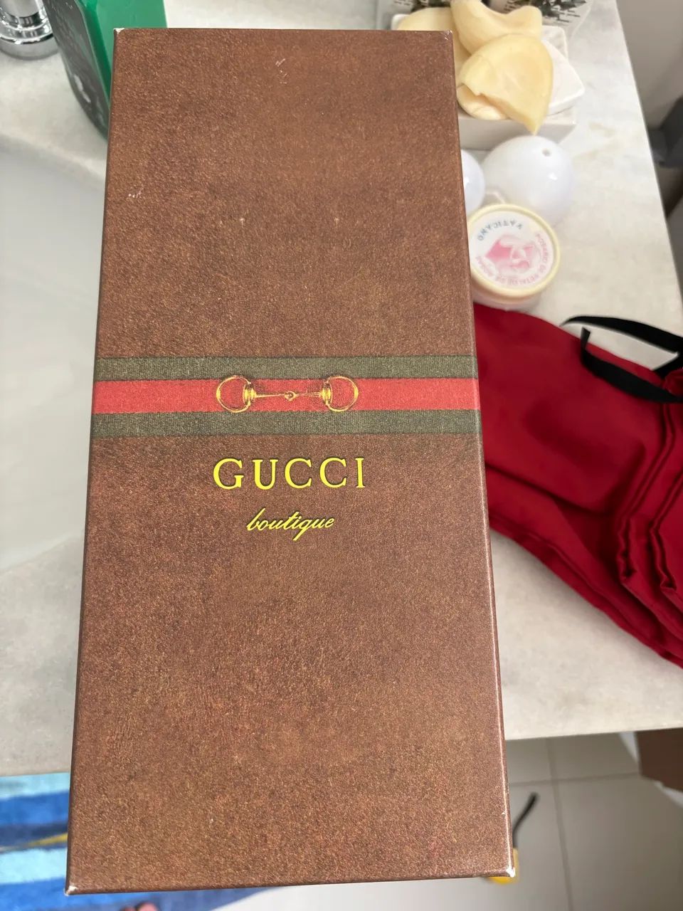 Caixa Gucci Boutique 32x15cm - Foto 2
