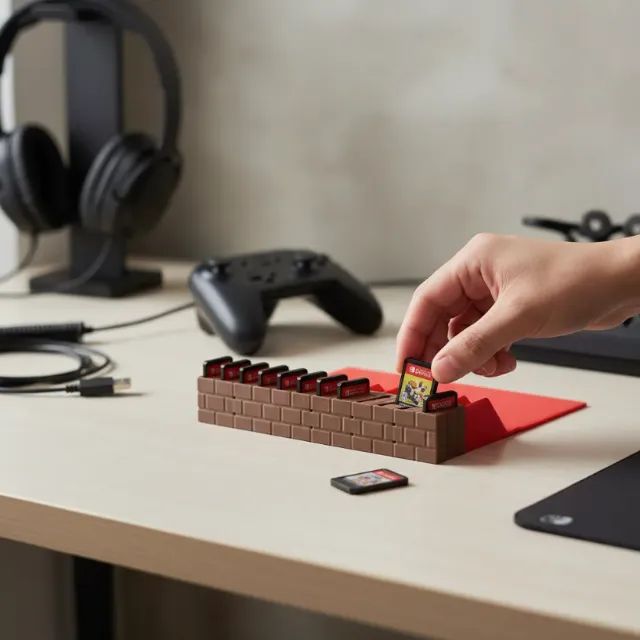 Porta Cartuchos Nintendo Switch Display Estilo Tijolo | 12