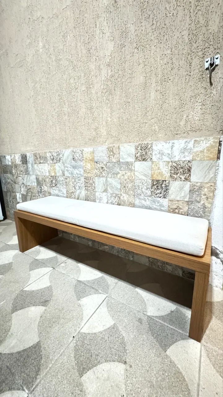 Banco em MDF ALMOFADADO - Foto 5