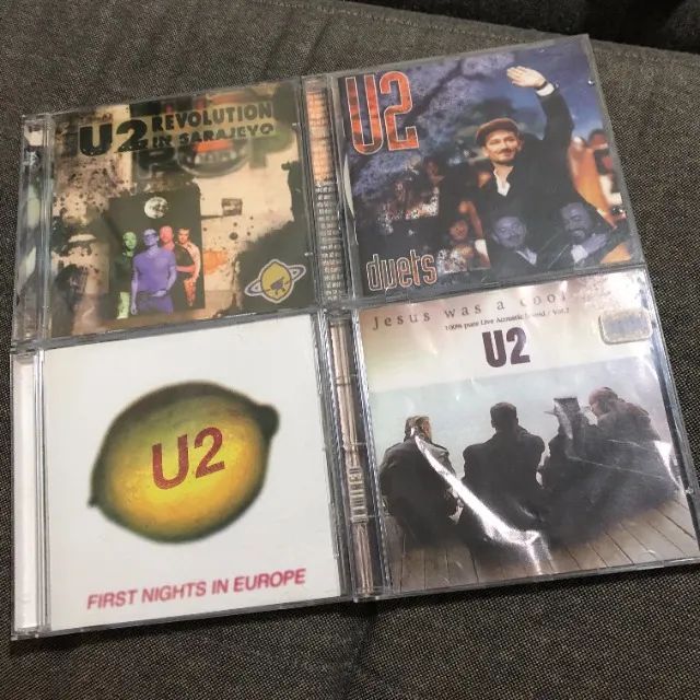 Lote 4 CDs U2 / Bootlegs Importados / Rock Confira