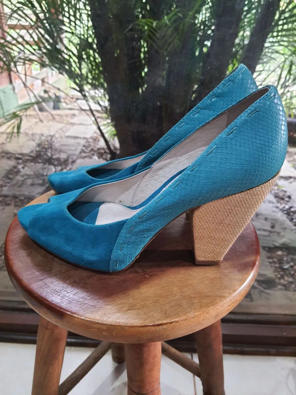 Sapato Azul - 38 -Cori - Foto 2