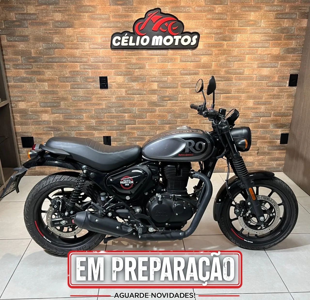 HUNTER 350 350 DAPPER CINZA 2024/2025