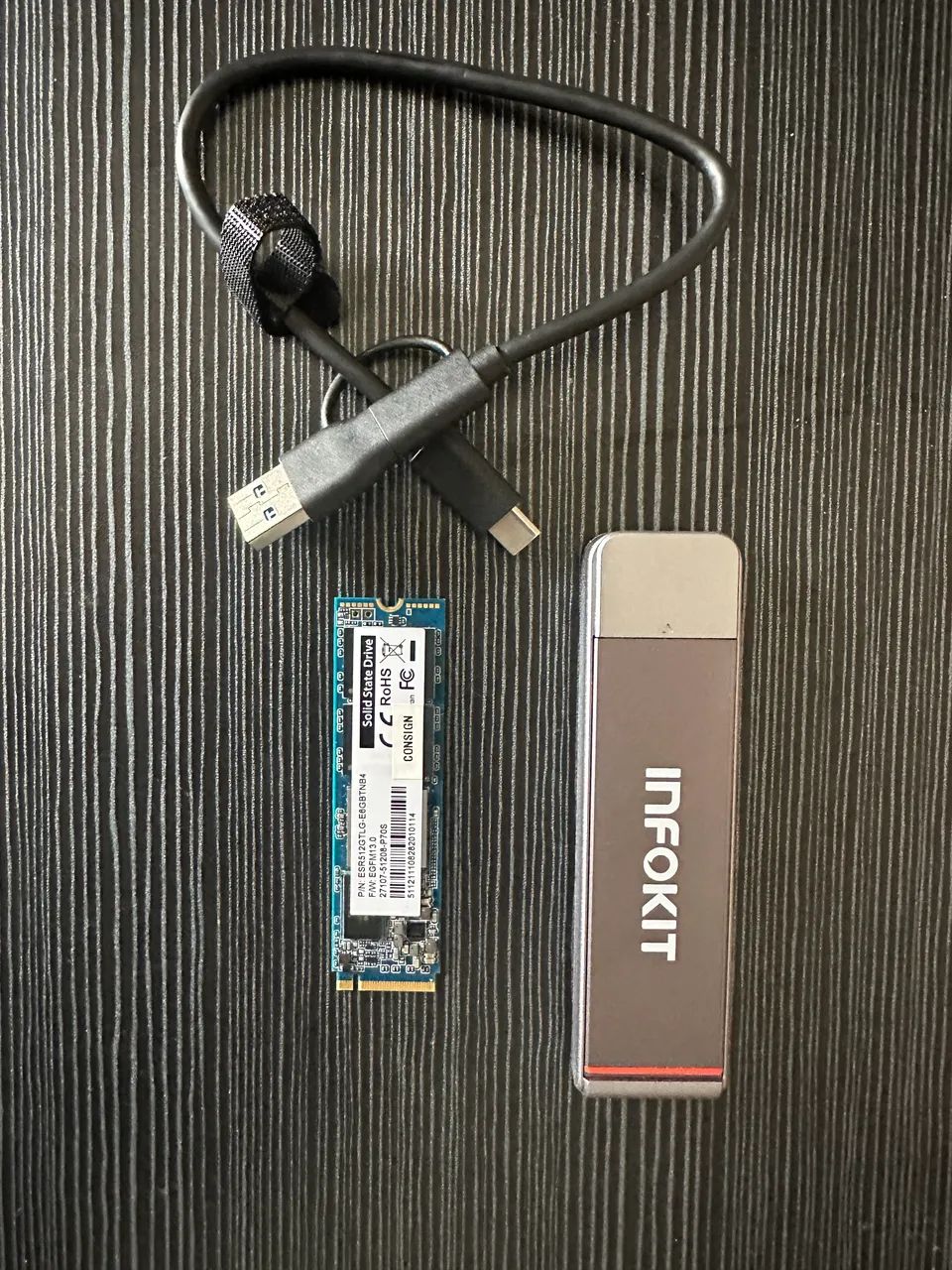 SSD NVMe M.2 500GB + Case Gaveta de Brinde - Foto 3