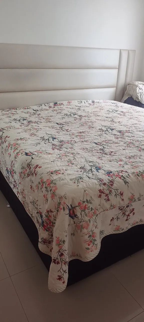 SUPER KING COLCHÃO + BASE (COLCHÃO COM PILLOW TOP) APENAS 990,00 - Foto 3