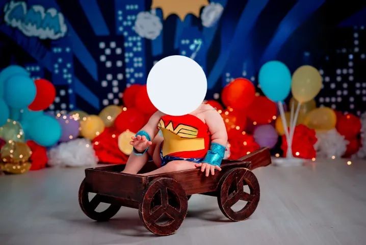 Props - Arco, carrinho e um tapete de pelúcia - Foto 2