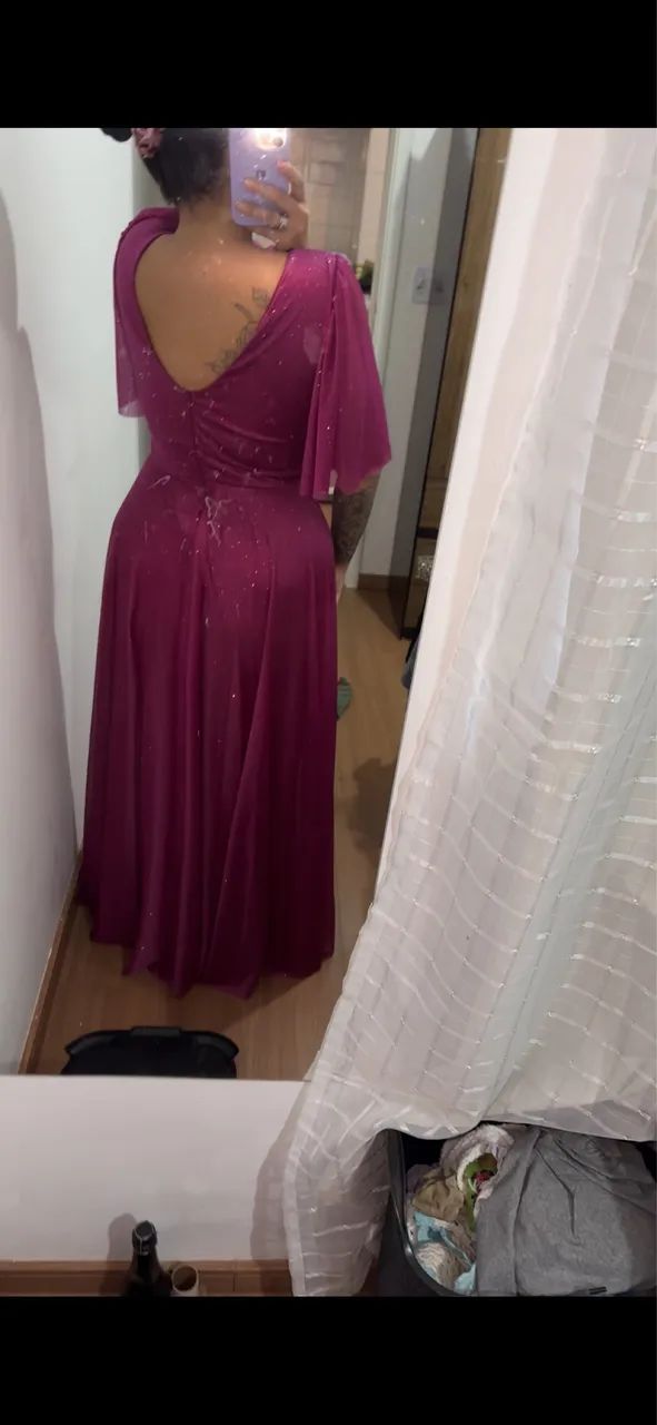 Vestido madrinha Rosa Fuccia - Foto 3