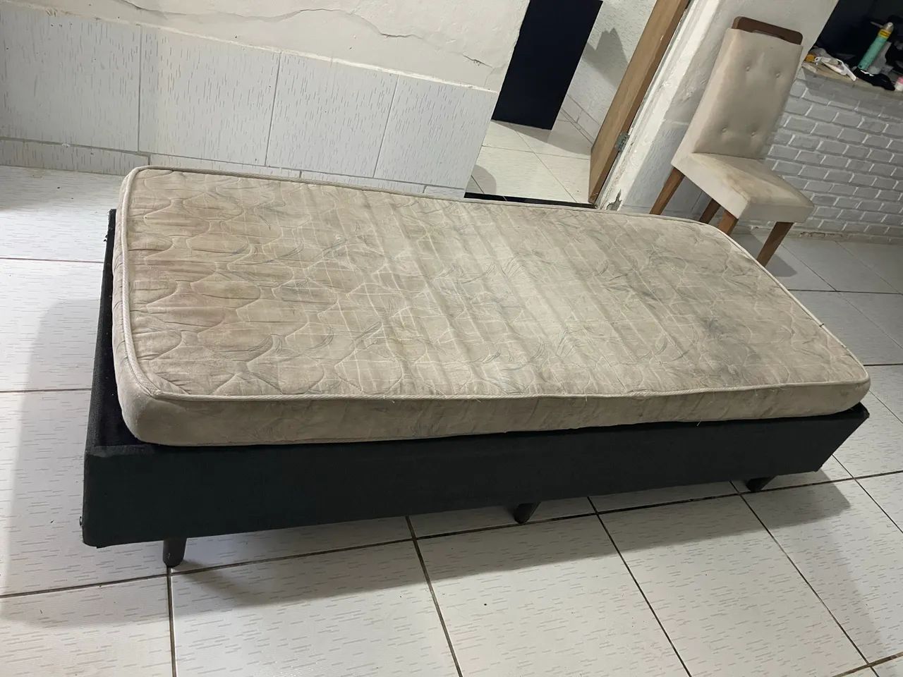 Cama de solteiro (ACEITO CARTÃO) - Foto 2