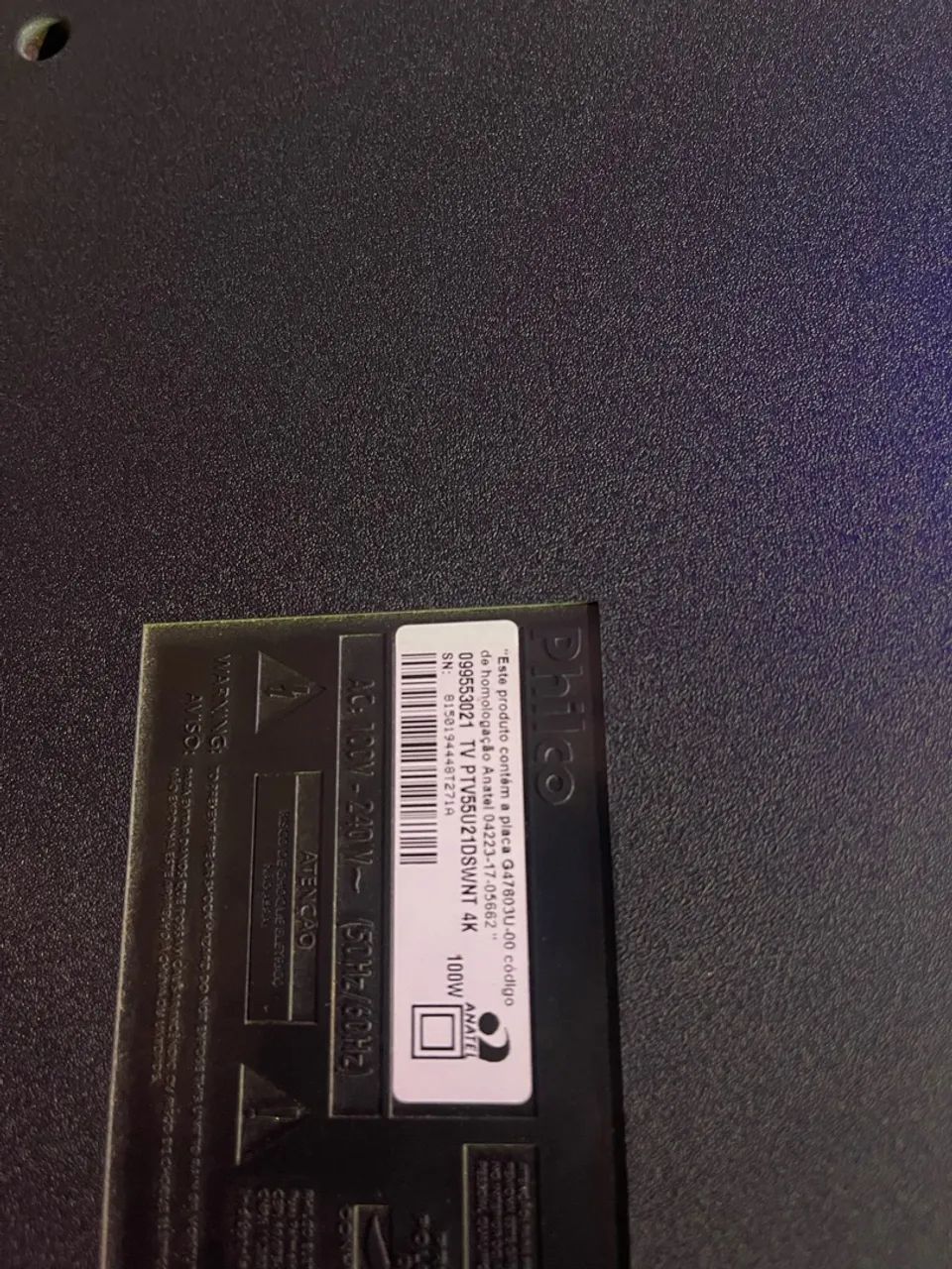 Vendo Linda smart tv Philco 55 polegadas telão  - Foto 5