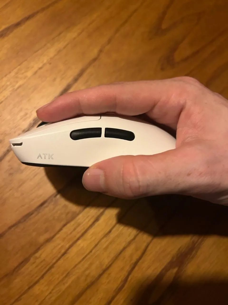 Mouse Gamer ATK A9 Branco Sensor PAW 3395SE - Foto 5