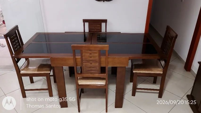 Mesa de jantar extensível 0,90m x 1,80m - Foto 2