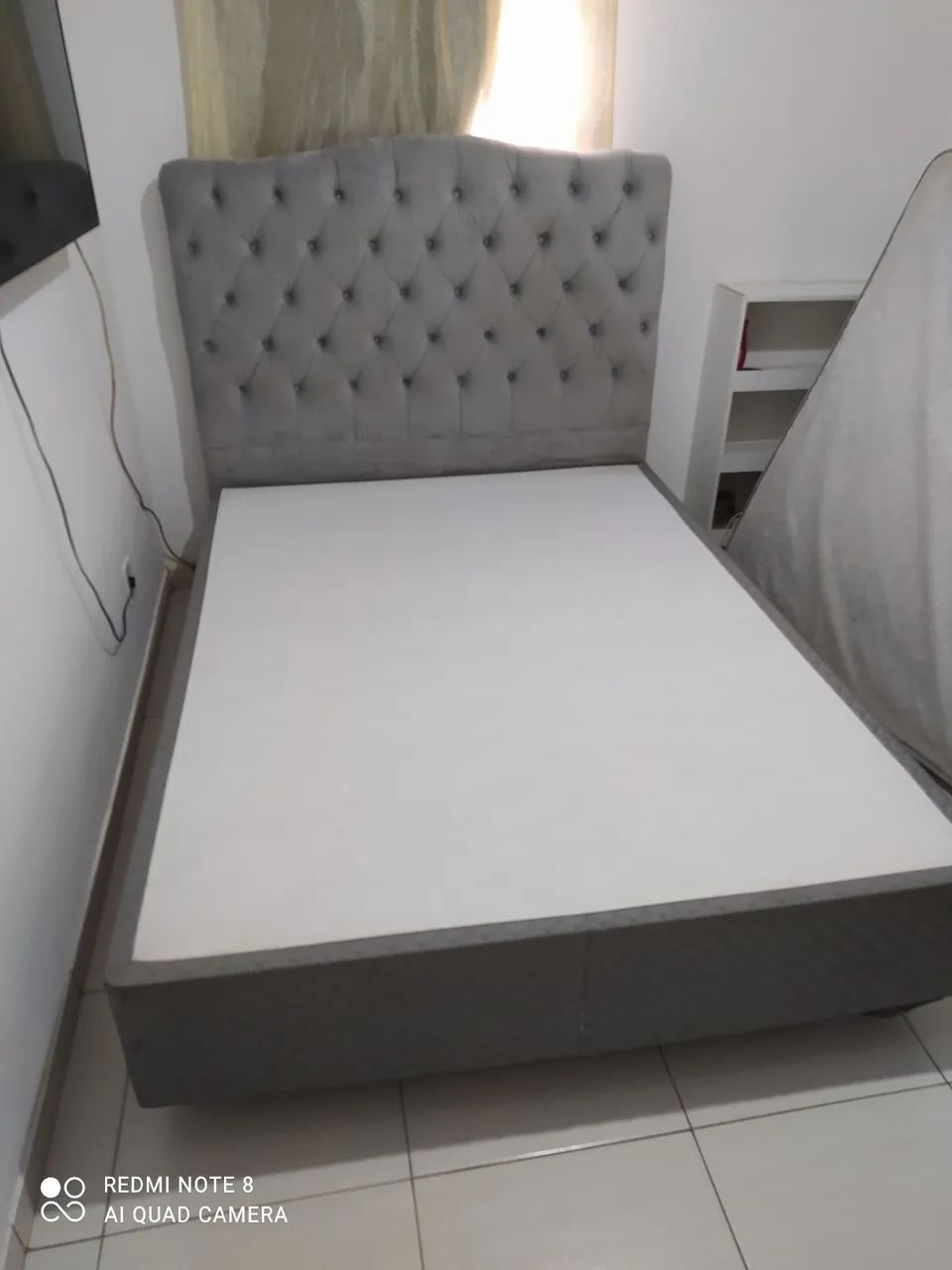 Cabc, capitonê + box + colchão  - Foto 2