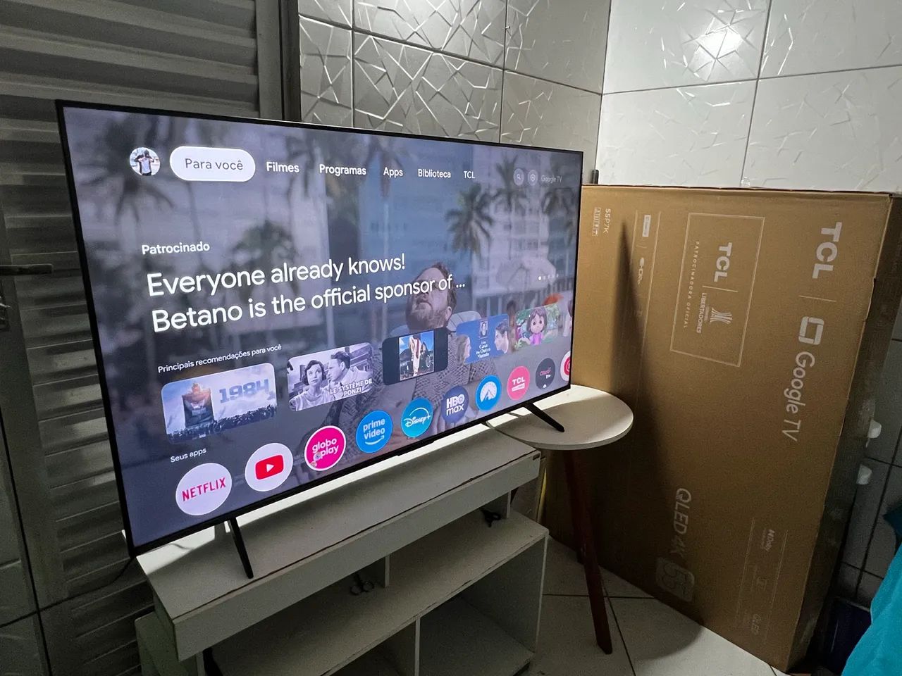 TELEVISÃO TCL 55 POLEGADAS 4K QLED - Foto 3