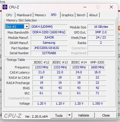 Memoria DDR4 JUHOR 2 X 16 RAM 3200 - Foto 2