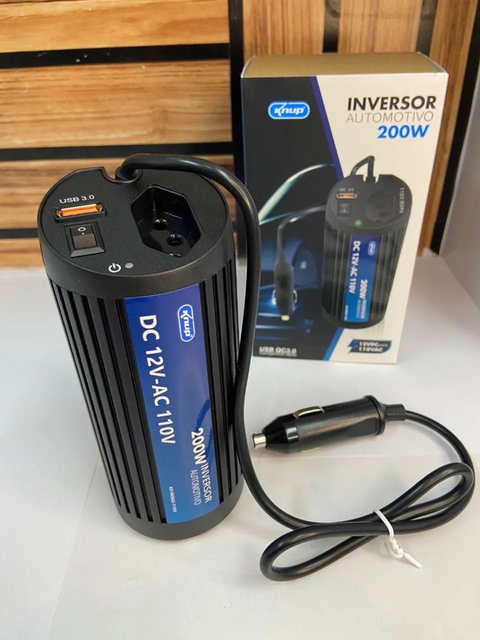 *INVERSOR AUTOMOTIVO 200W KNUP* - Foto 2