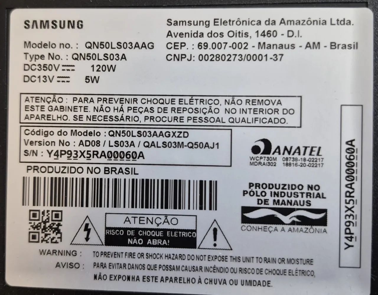 Tv Samsung 50 polegadas tela com defeito - Foto 3
