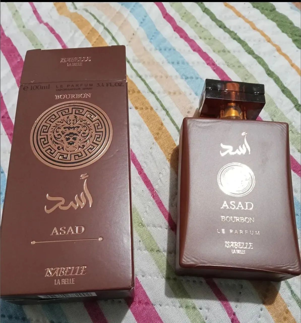 Perfume Árabe Asad Bourbon Original Masculino 100ml Isabelle